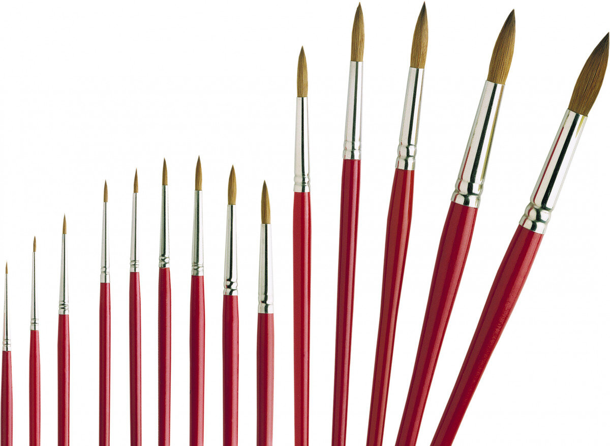 Pro Arte Pure Sable Watercolour Brush Series 3 Round Size 3//0