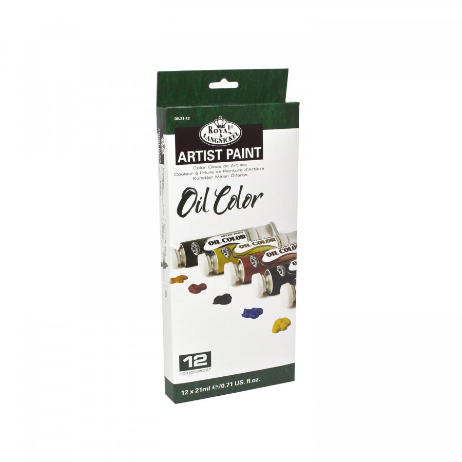 Royal & Langnickel OILPA-512 Ölpastell Set – 12 Lebhafte Farben, Ideal Für Künstler Und Hobby-Maler