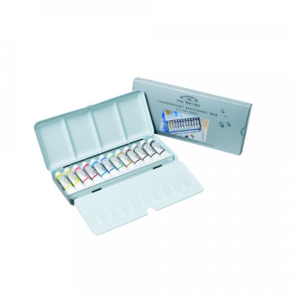 Winsor & Newton Artists' Watercolour Lightweight Sketchers Box (Tubes)