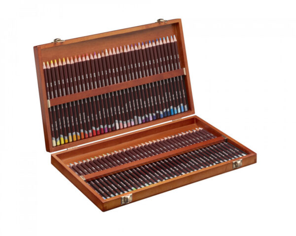 Derwent Coloursoft Pencil Wooden Box of 72 - Image 2