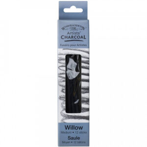 Winsor & Newton Artists' Charcoals - Thick 12 Sticks - Image 1