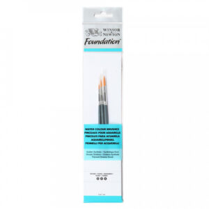 Winsor & Newton Foundation Watercolour Brush Set - Set 1 - Image 1