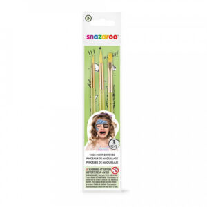 Snazaroo Face Painting Brushes - Starter Set in Green - Image 1