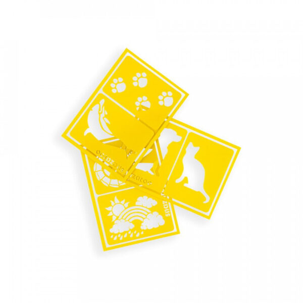 Snazaroo Face Painting Stencils - Rainbow - Image 2