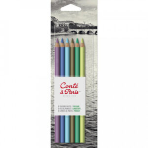 Conté à Paris Pastel Pencils - Set of 6 Landscape - Image 1