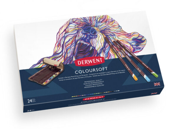 Derwent Coloursoft Pencil Wrap Set of 24 - Image 3