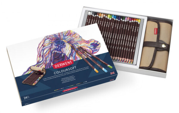 Derwent Coloursoft Pencil Wrap Set of 24