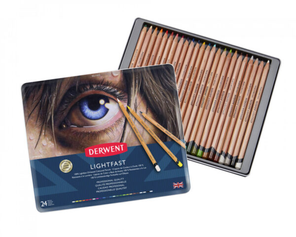 Derwent Lightfast Pencils Tin of 24