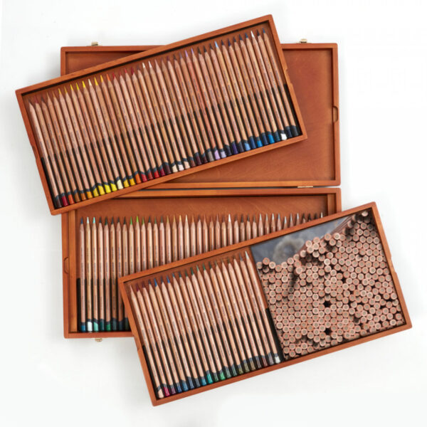 Derwent Lightfast Pencils Wooden Box of 100 - Image 3