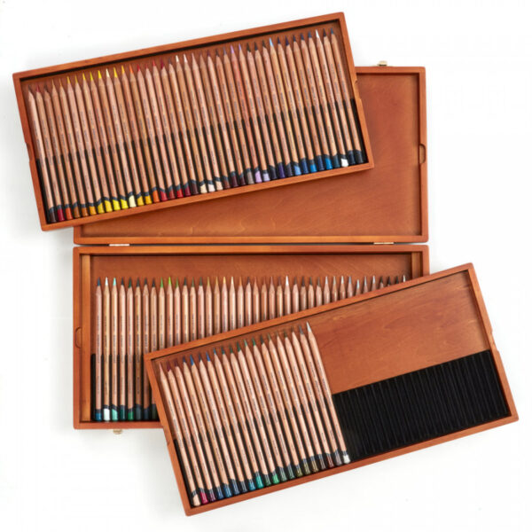 Derwent Lightfast Pencils Wooden Box of 100 - Image 6