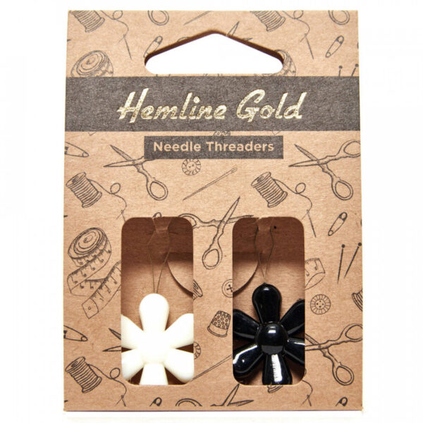 Hemline Gold Flower Needle Threaders