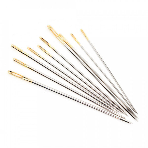 Hemline Gold Premium Embroidery Needles - Sizes 3-9 - Image 2