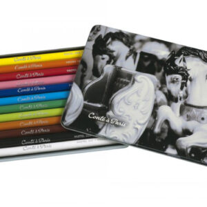 Conté à Paris Metal Box of 12 Pastel Pencils - Image 2