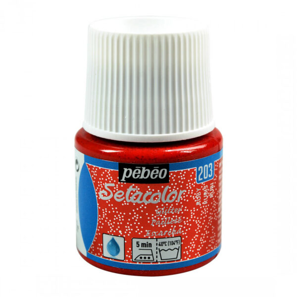 Pebeo Setacolor Glitter Light Fabrics 45ml