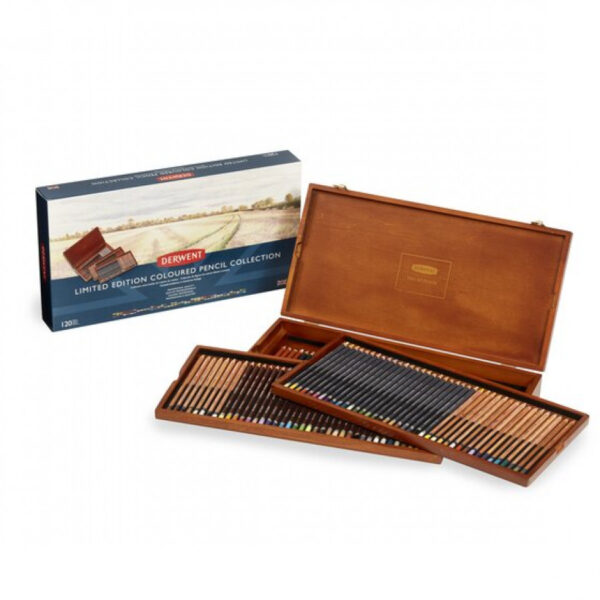 Dewent Limited Edition Colouring Wooden Box Set of 120