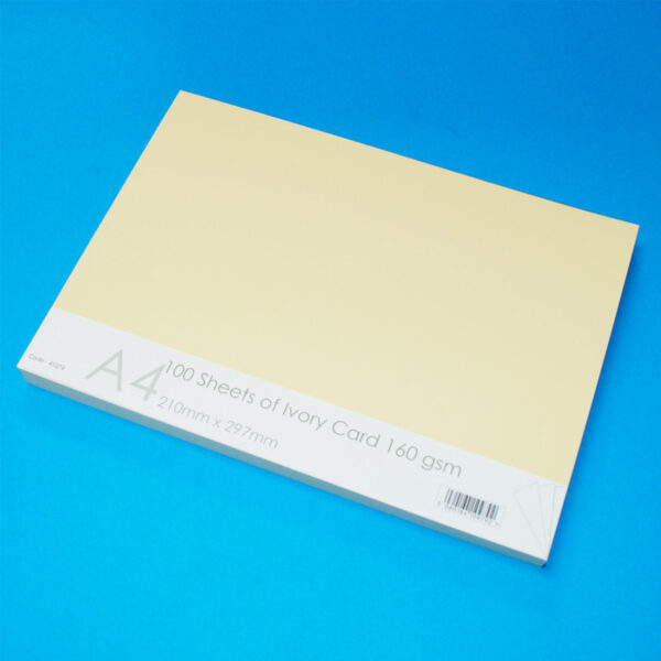 A4 Ivory Card 160gsm - Pack of 100
