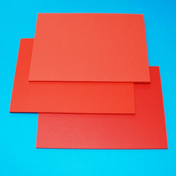 Pack of 60 Sheets of A5 Card - 3 Reds