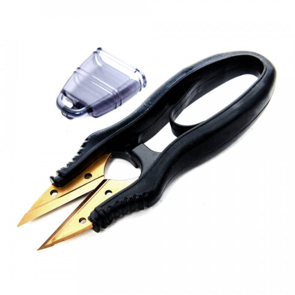 Hemline Gold Brushed Gold Thread Snips 5" - Image 2