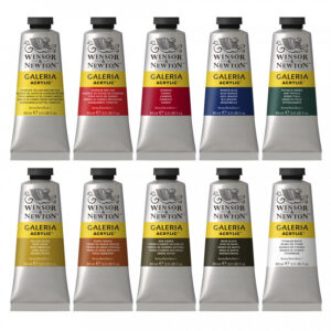WInsor & Newton Galeria Acrylic 10 x 60ml Tube Set - Image 2