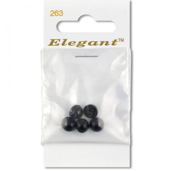 Sirdar Elegant Buttons - Black 7mm