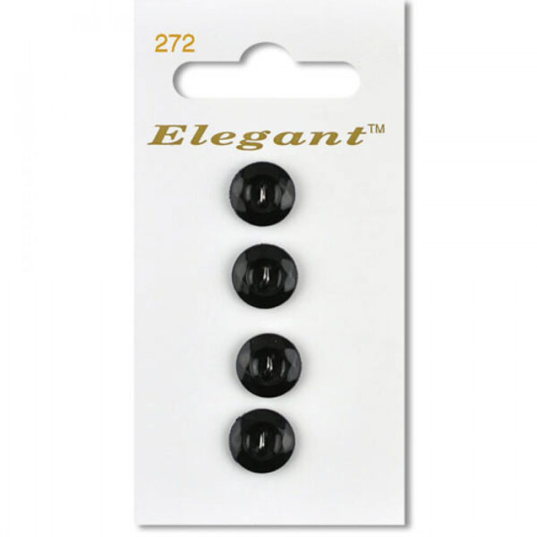Sirdar Elegant Buttons - Black 11mm