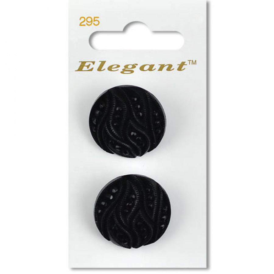 Sirdar Elegant Buttons – Black 25mm