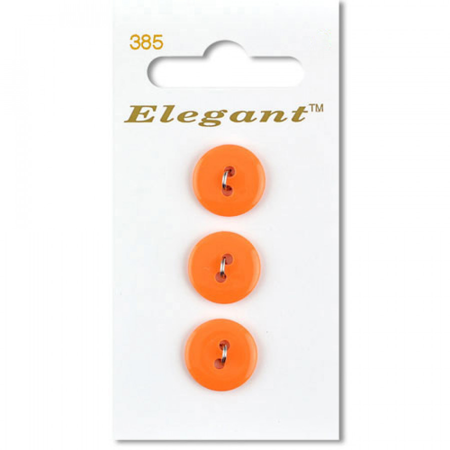 Sirdar Elegant Buttons – Orange 2 HL 16mm