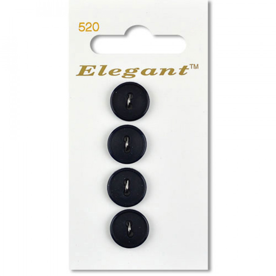 Sirdar Elegant Buttons – Navy 12mm