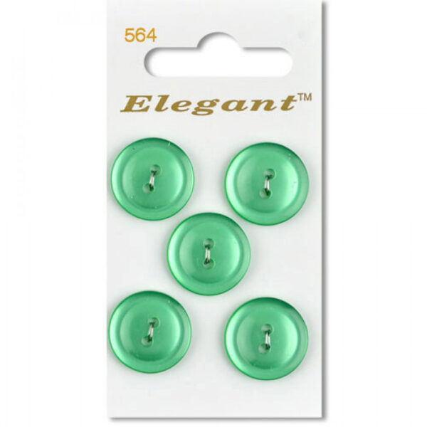 Sirdar Elegant Buttons - Light Green 2-Hole 19mm