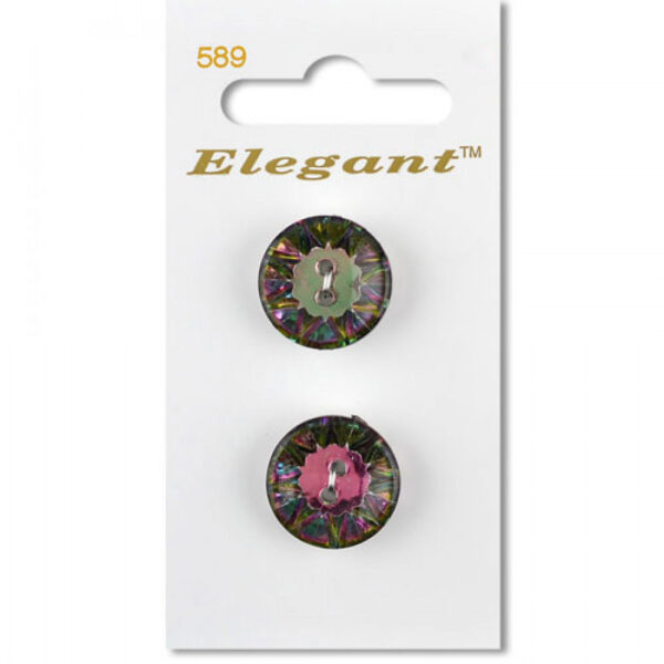 Sirdar Elegant Buttons - Green 19mm
