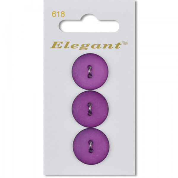 Sirdar Elegant Buttons - Purple 19mm