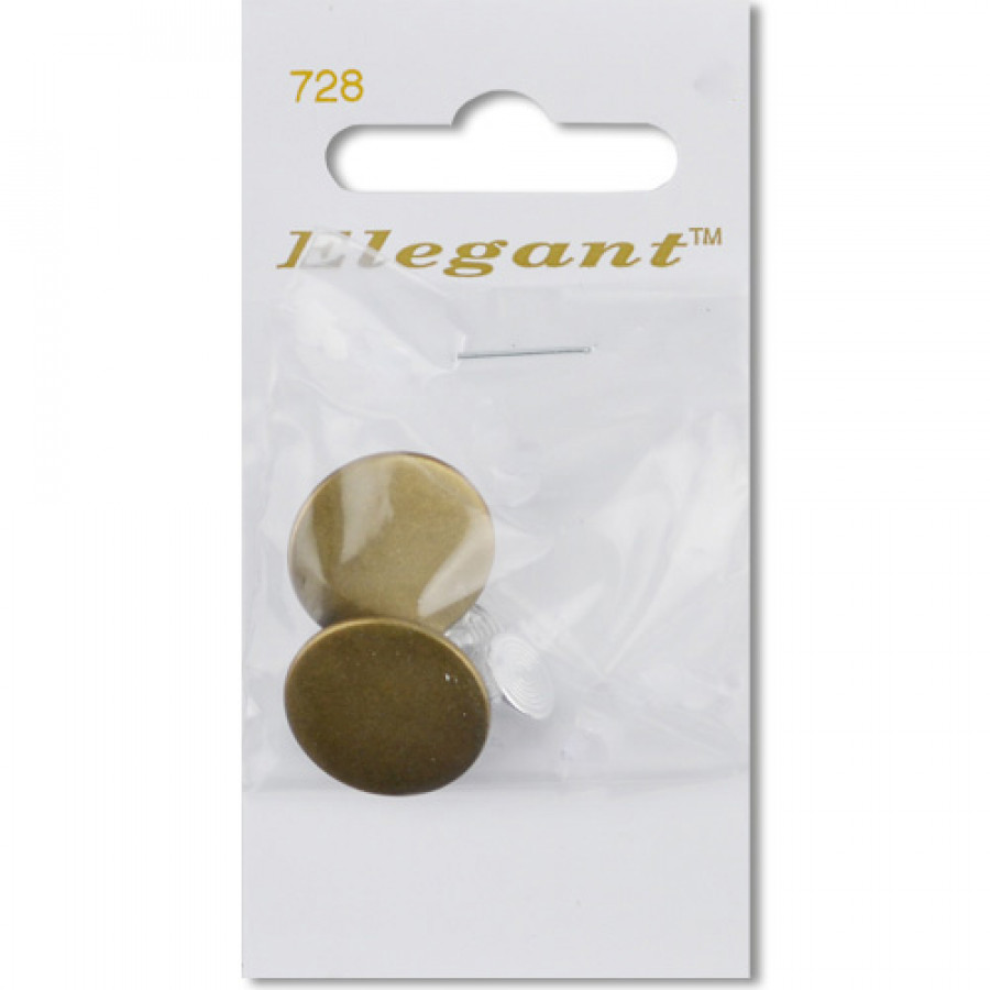 Sirdar Elegant Buttons – Antique Gold 19mm