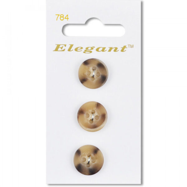 Sirdar Elegant Buttons - Tan 16mm