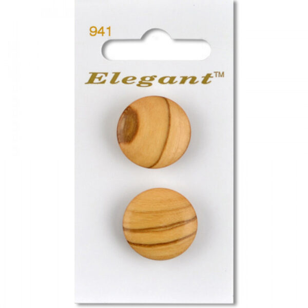 Sirdar Elegant Buttons - Coconut 2-HL 38mm