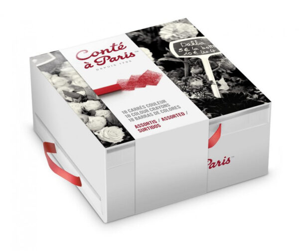 Conté à Paris Carrés Crayons Drawer Set of 18
