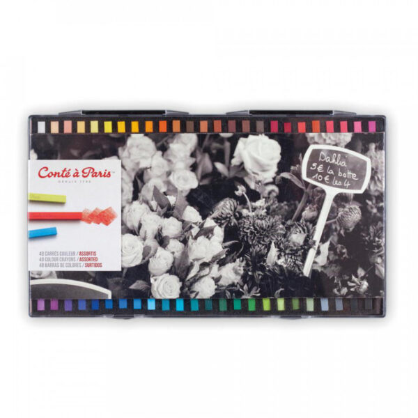 Conté à Paris Carrés Crayons Set of 48 Assorted