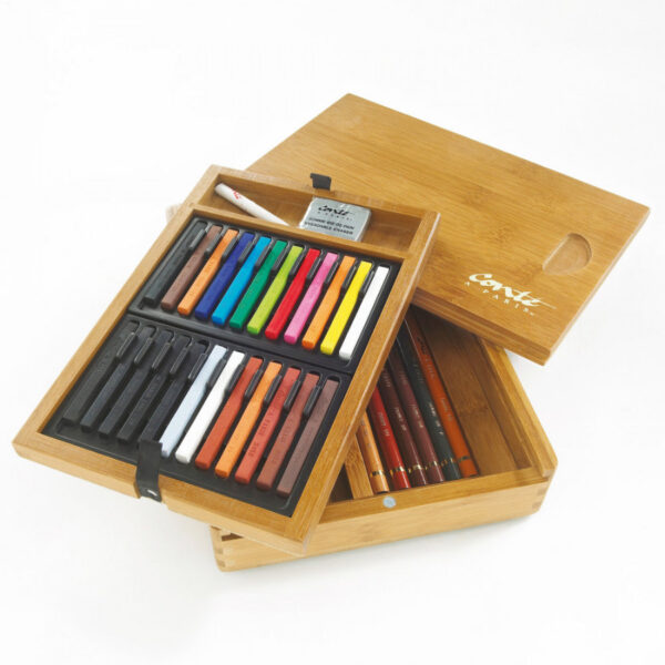 Conté à Paris Carrés Bamboo Sketching Box Set