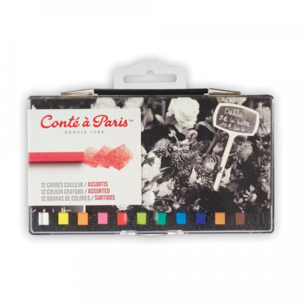Conté à Paris Carrés Crayons Set of 12 Assorted