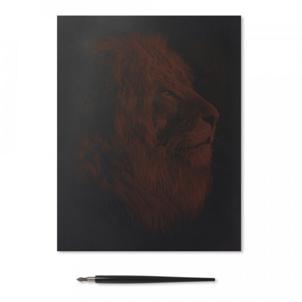 Reeves Gold Scraperfoil - Lion - Image 2