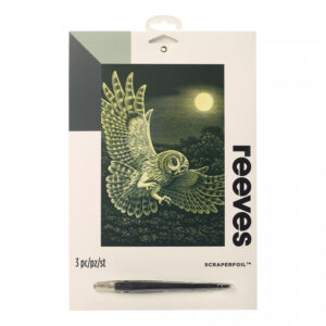 Reeves Gold Scraperfoil - Barn Owl - Image 1