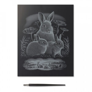 Reeves Silver Scraperfoil - Rabbits - Image 2