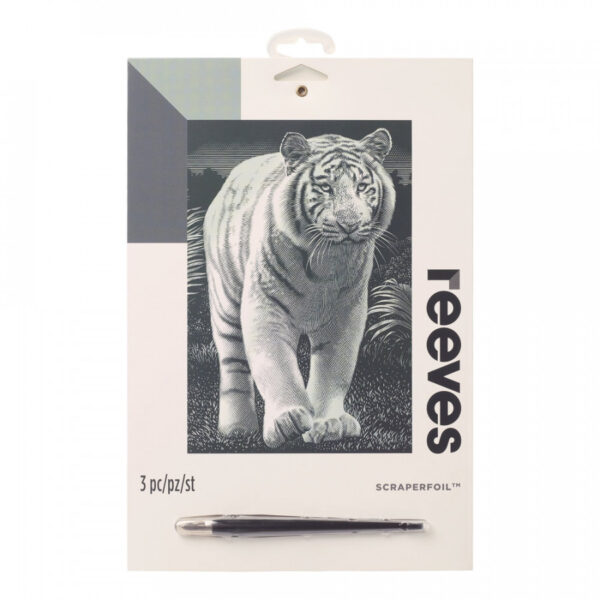 Reeves Silver Scraperfoil - Tiger