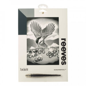 Reeves Silver Scraperfoil - Branch Bird - Image 1