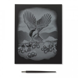 Reeves Silver Scraperfoil - Branch Bird - Image 2