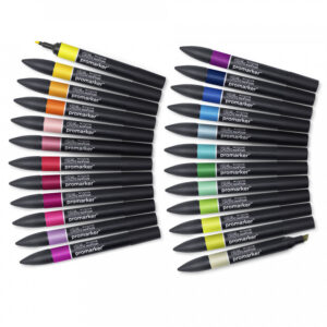 Winsor & Newton ProMarker Student Wallet Set of 24 - Image 2