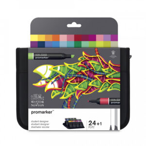 Winsor & Newton ProMarker Student Wallet Set of 24 - Image 4