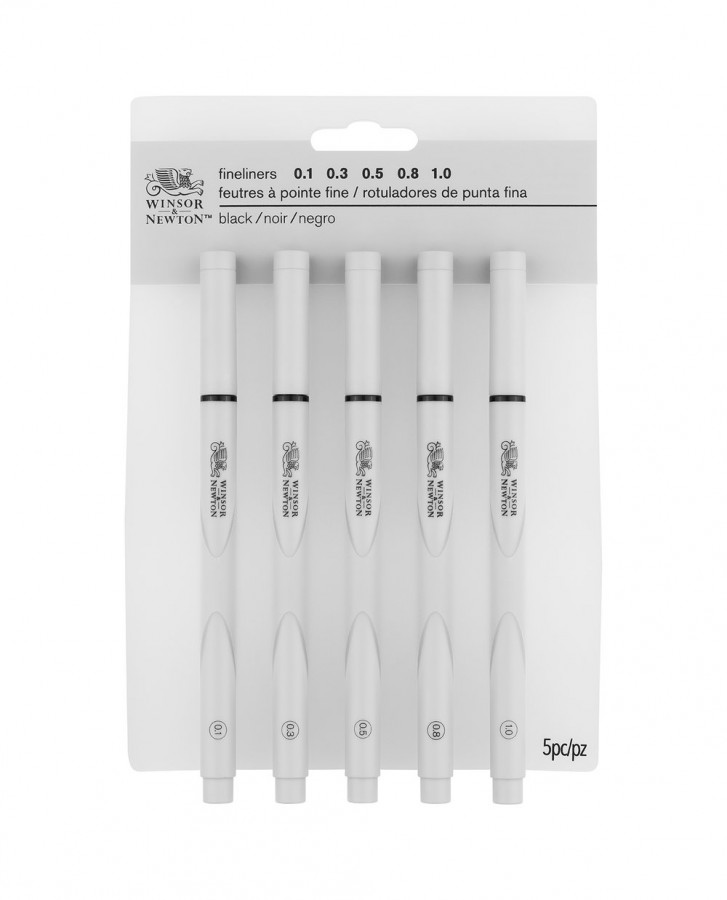 Winsor & Newton Fine Liner Black Assortment Set