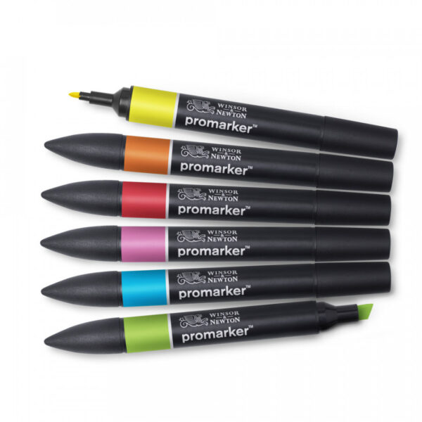 Winsor & Newton ProMarker Vibrant Tones Set of 6 - Image 3