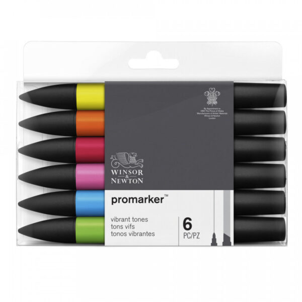Winsor & Newton ProMarker Vibrant Tones Set of 6