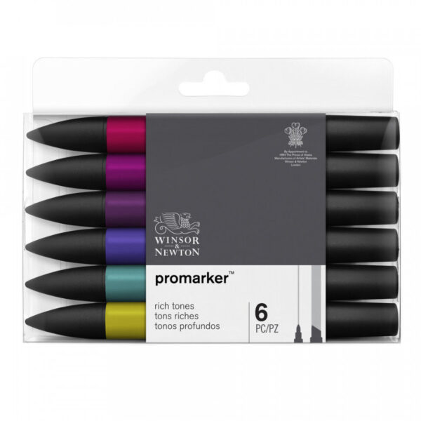 Winsor & Newton ProMarker Rich Tones Set of 6